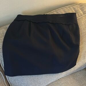 Blue JCrew Mini Skirt SIZE 8 Scalloped edge